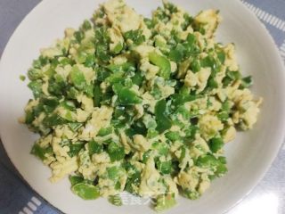 青椒末炒鸡蛋的做法步骤：10