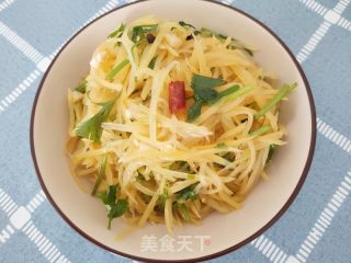酸辣土豆丝的做法步骤：13