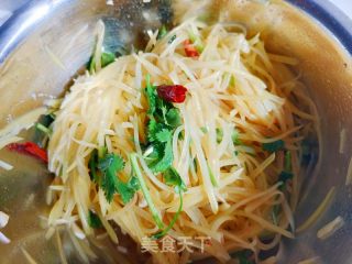 酸辣土豆丝的做法步骤：9