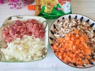 香菇肉酱的做法步骤：1