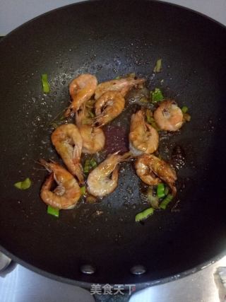 小油菜鲜虾粥的做法步骤：5