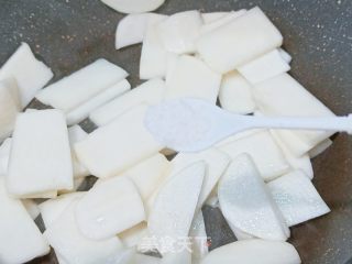 清炒盘菜的做法步骤：6