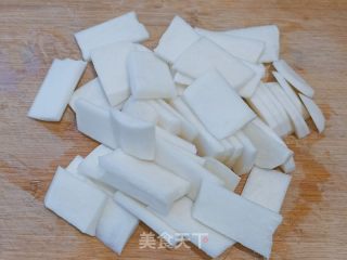 清炒盘菜的做法步骤：3