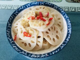 糖醋蒜泥藕的做法步骤：7