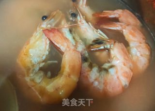 白灼大虾的做法步骤：4
