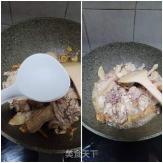风姜煎蛋烧酒鸡汤的做法步骤：9