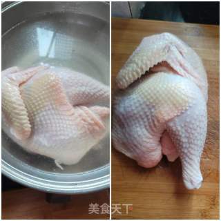 风姜煎蛋烧酒鸡汤的做法步骤：1