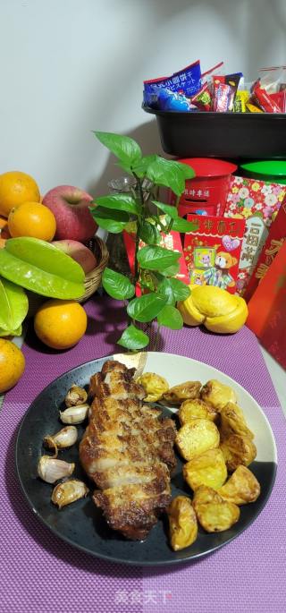 烤五花肉的做法步骤：9