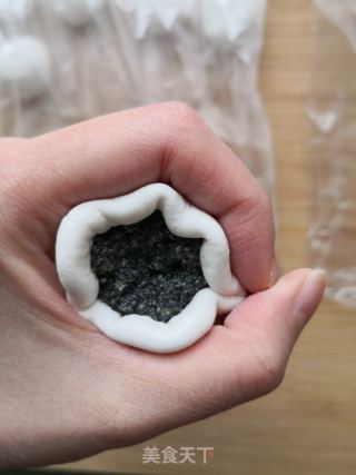 黑芝麻汤圆的做法步骤：8
