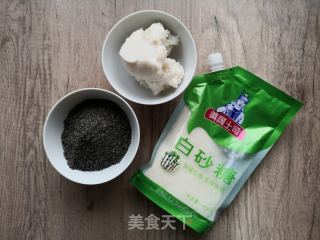 黑芝麻汤圆的做法步骤：2