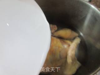 青菜蛋饺鸡汤的做法步骤：3