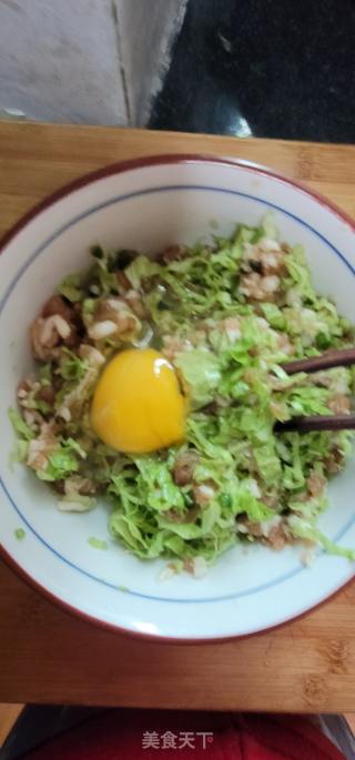 白菜猪肉水饺的做法步骤：3