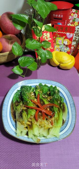 鲍鱼汁淋生菜的做法步骤：11