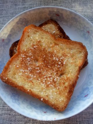奶香煎吐司的做法步骤：4