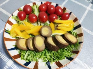 卤蛋果蔬沙拉的做法步骤：6