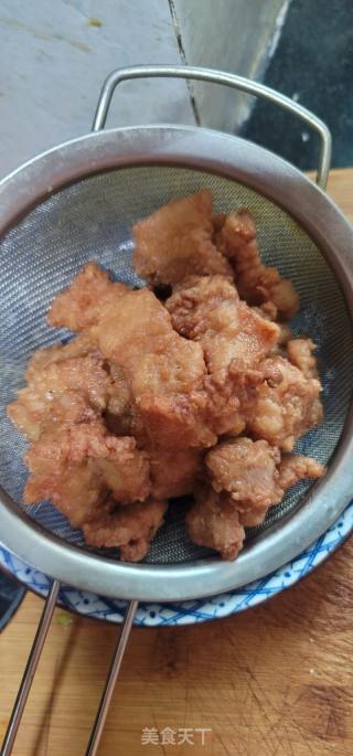 炸五花肉的做法步骤：8