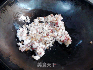 葱香腊肉蘑菇水饺的做法步骤：6