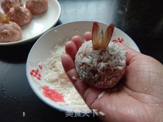 糯米虾仁丸子的做法步骤：6