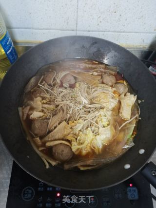 牛肉丸烩菜的做法步骤：9