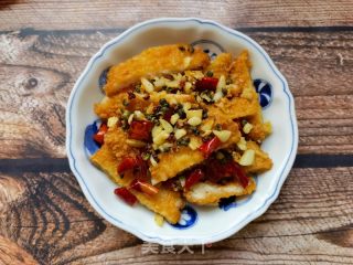 蒜香麻辣鸡排的做法步骤：11