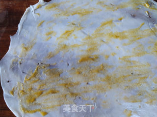 香肠鸡蛋手抓饼的做法步骤：8