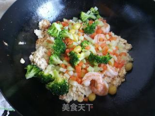 无米豆腐炒饭的做法步骤：8