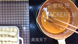 土豆泥薯条，简易零失败，入口香酥脆，沾一口番茄酱超级过瘾。的做法步骤：8