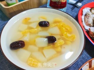 红枣雪梨橘子水的做法步骤：10