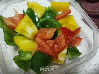 五彩虾球的做法步骤：2