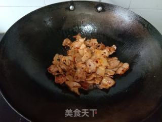 青椒炒回锅肉的做法步骤：5