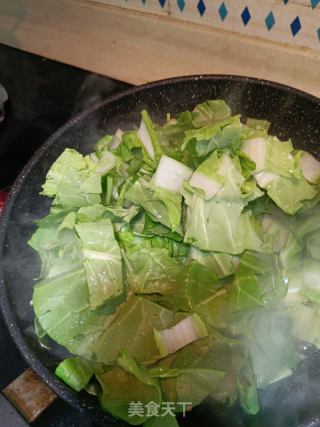 清炒小白菜的做法步骤：3