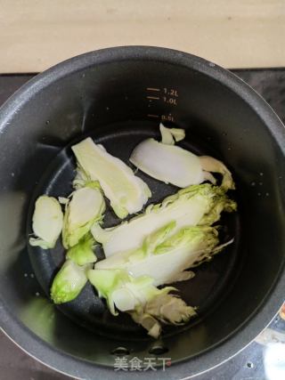 儿菜滑肉汤的做法步骤：2