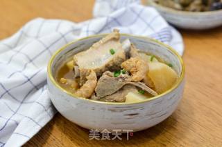 排骨海米萝卜汤的做法步骤：9