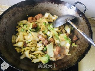红烧肉烩菜的做法步骤：7