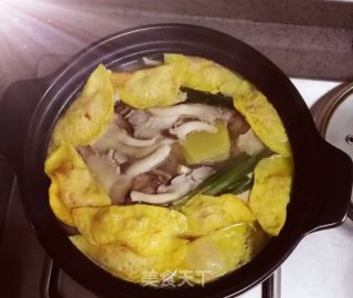 白萝卜文昌鸡汤????????的做法步骤：4
