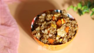 胡萝卜鸡蛋炒饭的做法步骤：8