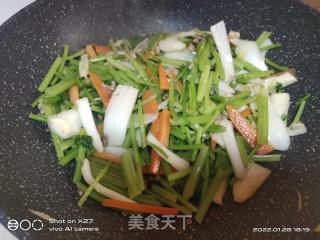 芹菜炒肉末的做法步骤：6
