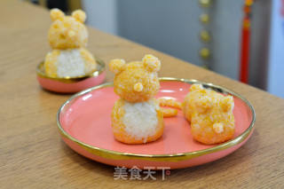 小老虎南瓜饭团的做法步骤：9