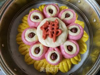 二十八蒸枣花的做法步骤：16