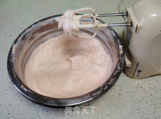 裱花大米粉蒸蛋糕的做法步骤：17