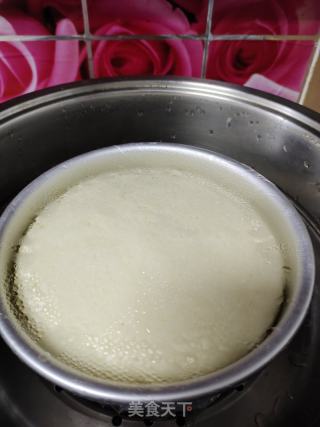 裱花大米粉蒸蛋糕的做法步骤：13