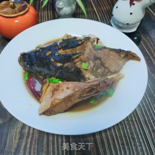 酱烧鲅鱼头的做法步骤：15