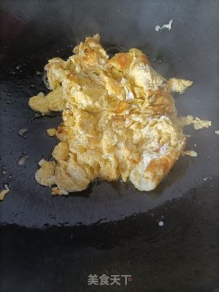 蒜苔香菇炒鸡蛋的做法步骤：10