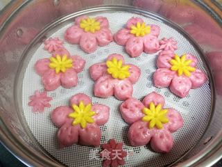 樱花花馒头的做法步骤：9