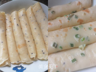 快手必备菜单‖可盐可甜鸡蛋饼，速速get！的做法步骤：8
