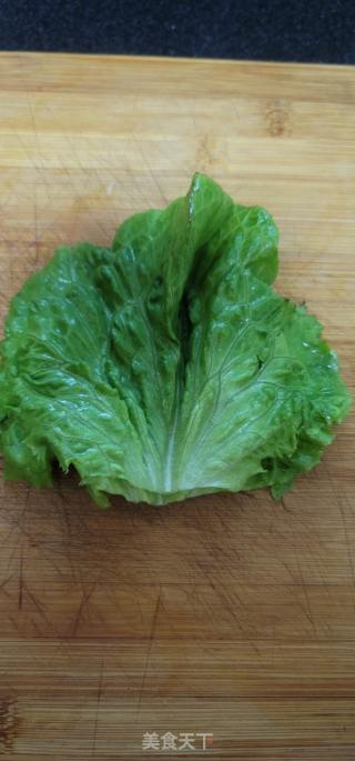 紫薯荷叶饼夹彩椒肉的做法步骤：3