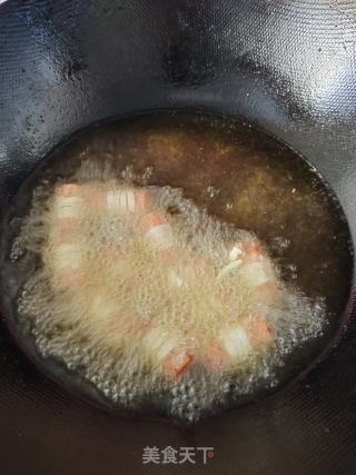 面条裹香肠的做法步骤：7