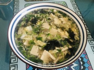 鸡蛋豆腐汤的做法步骤：10