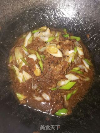 葱爆羊肉的做法步骤：6