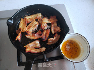 香煎五花肉的做法步骤：6